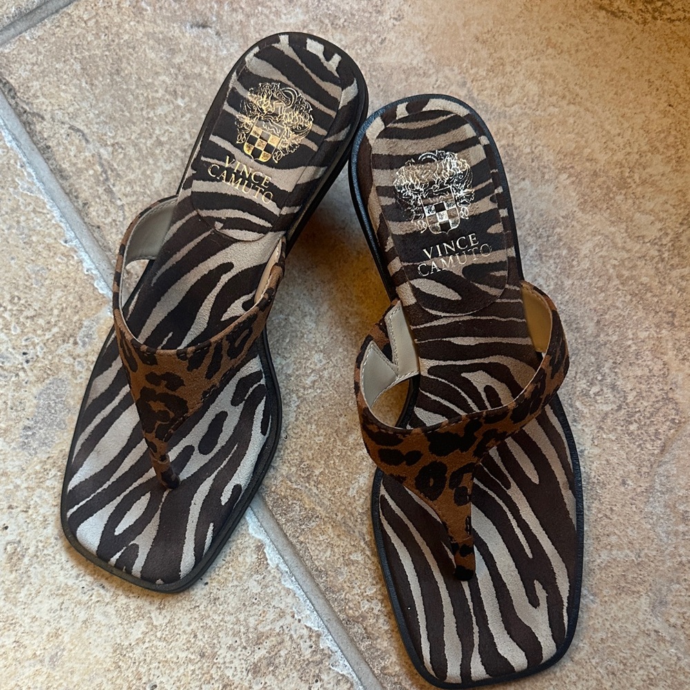 Vince Camuto Animal Print Women's Sandals